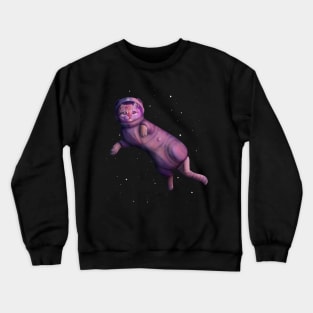 Space cat Crewneck Sweatshirt